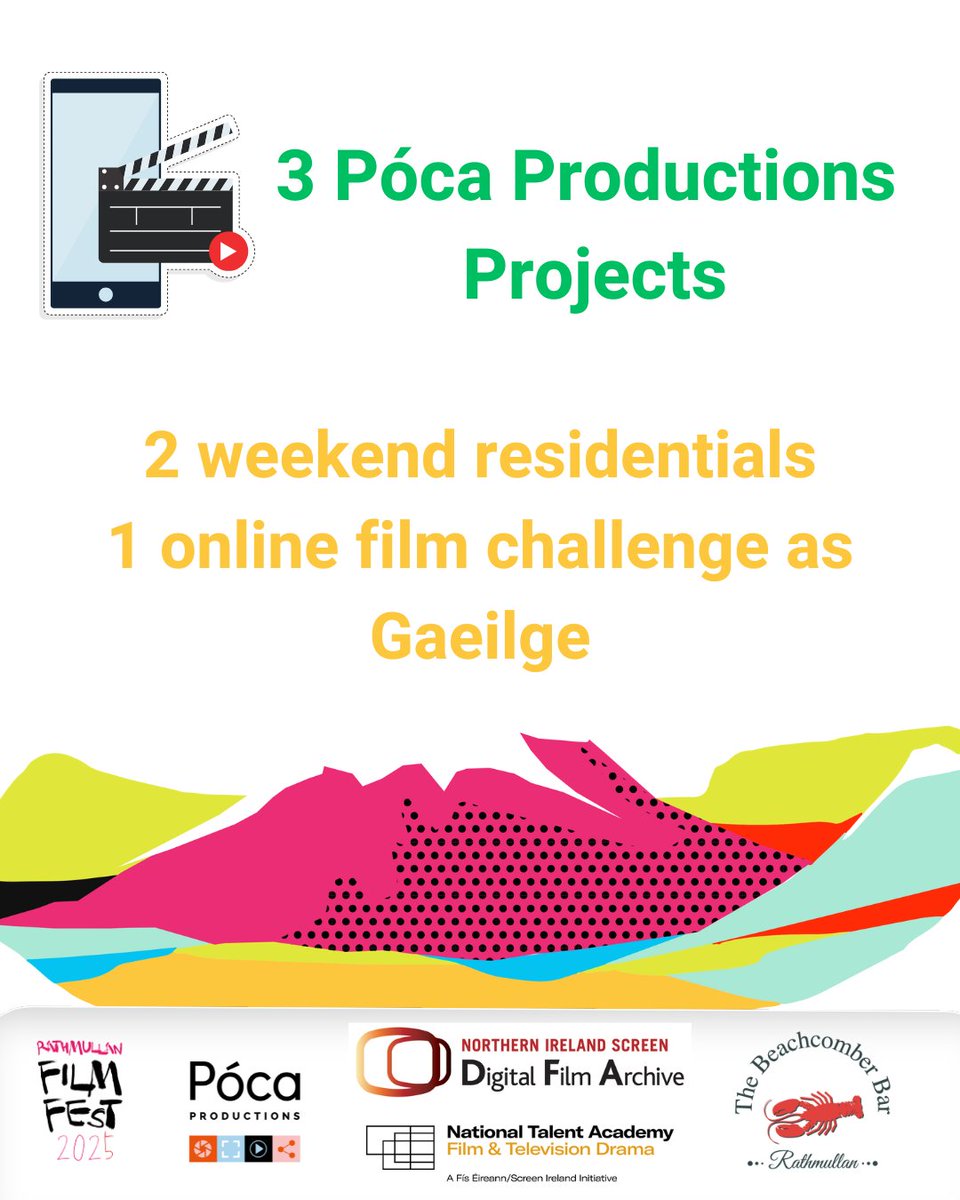 We wrap up the festival with a celebration of Donegal’s filmmaking scene and the beauty of the Irish language!

An event not to be missed get your tickets at : Rathmullan.ie/Filmfest
#RFF25 #RathmullanFilmFestival