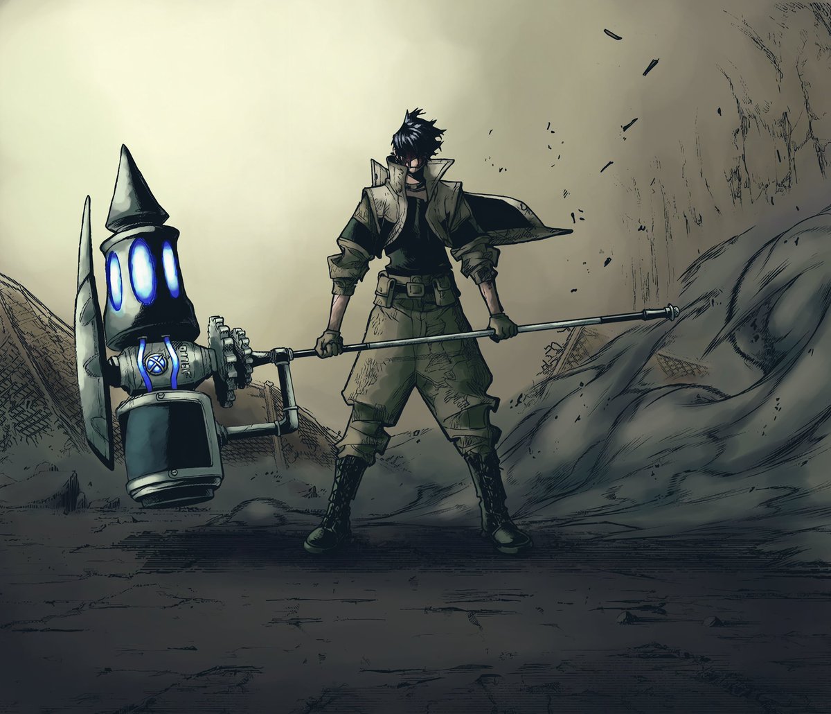 ‘I won’t run anymore.’

#GACHIAKUTA #ガチアクタ