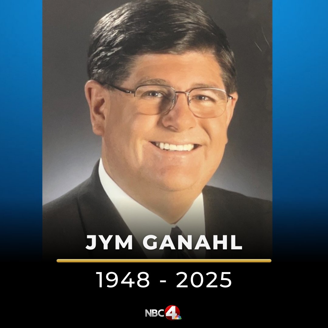 nbc4i's tweet image. Beloved former NBC4 meteorologist Jym Ganahl has died, his family announced Wednesday. He was 76. nbc4i.co/3WXjOHP
