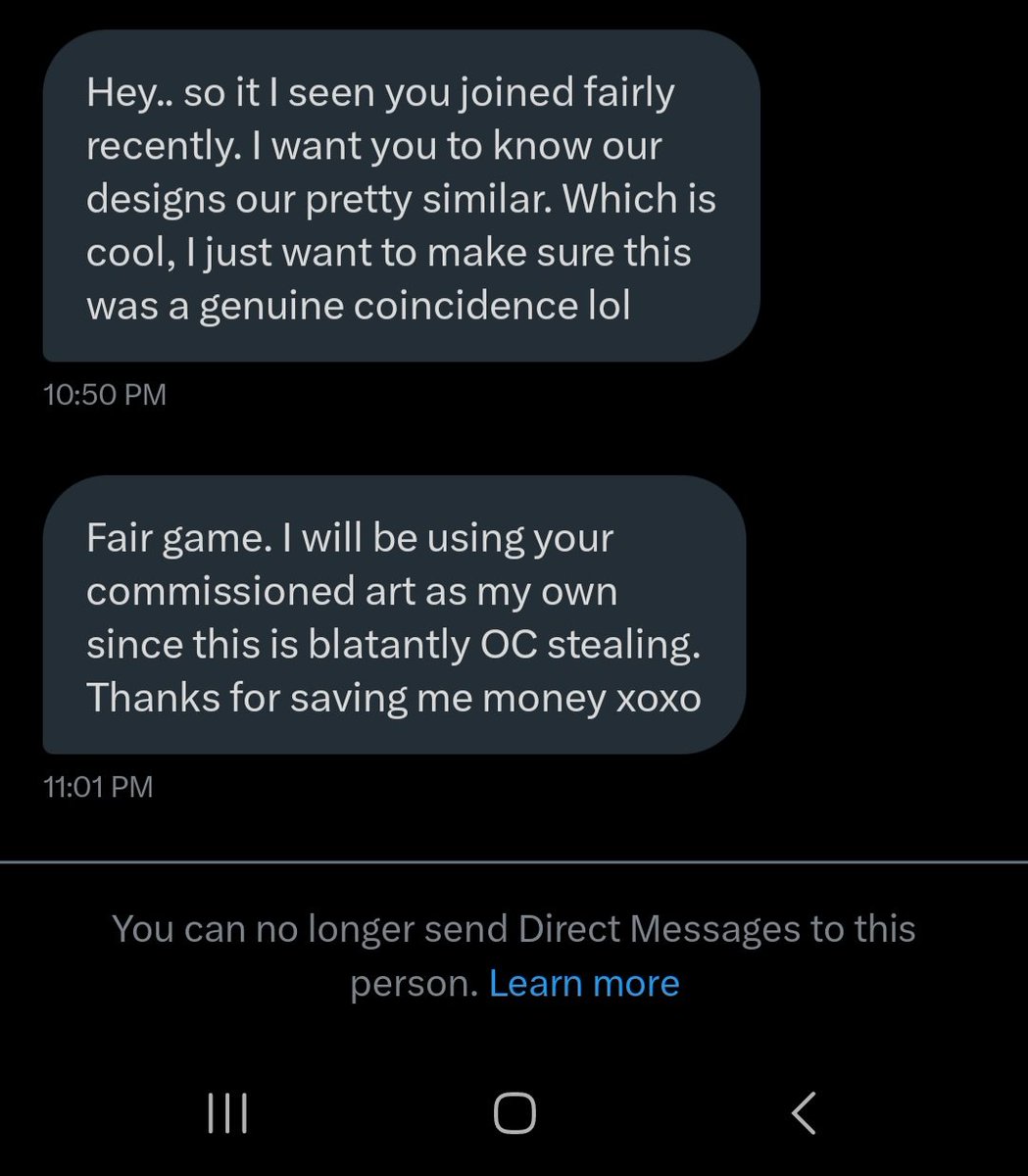 OctoxButter's tweet photo. ❌️ ᴅᴏ ɴᴏᴛ ꜱᴇɴᴅ ʜᴀᴛᴇ ❌️

Warn your artists. They are the backbone of our community and regardless of the situation between two individuals, they are not responsible and should not be punished for her behavior.  If you see stolen art of MY model please report and do NOT engage. Inform the artist and report it. They should not be rewarded for this behavior. 

I can take you falsely assuming my identity as a cat, but attacking and harassing the artist community and my fellow streamers on their streams while live? No.

I will not be publicly putting out their name on this platform, but if you're an artist and would like to be aware of their username please dm me. I do work full time so it might be a minute before I respond. Again, do NOT send hate. All I want is for the artist community to be aware. Please keep yourselves protected. If it's happening to me, it can happen to you.

Please be safe ♡ again, no hate please 🙏 

#vtuber #arttheft #ArtistsOnTwitter