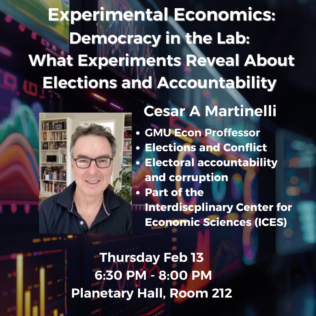 The Economics Society at George Mason University tweet media