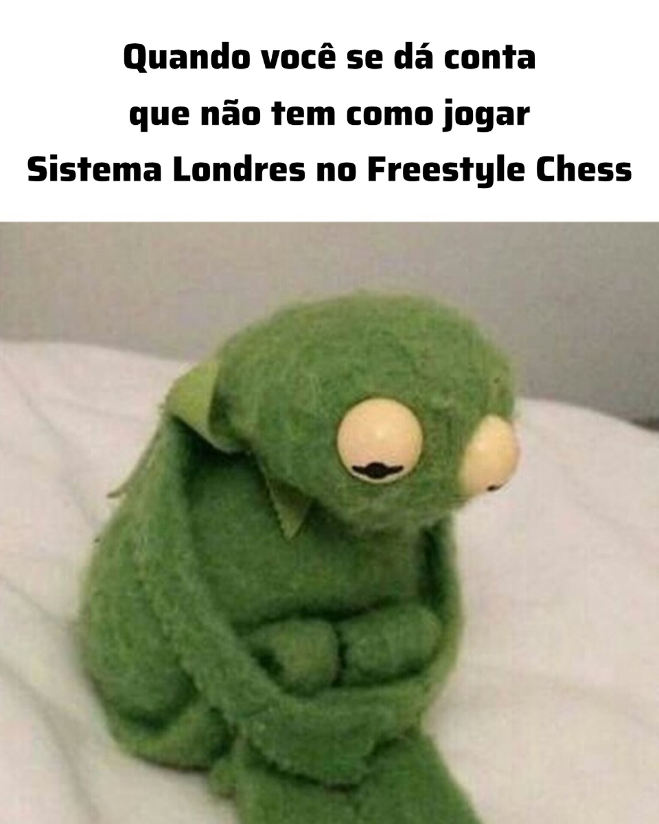 chesscom_pt's tweet image. Tudo que eu queria era uma londozinha

(eu sou melhor no 960 do que no normal, alguém mais?)

#freestyle #960 #fischerandom #londonsystem