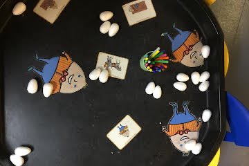 Humpty Dumpty has had a makeover today in Nursery! #EYFS