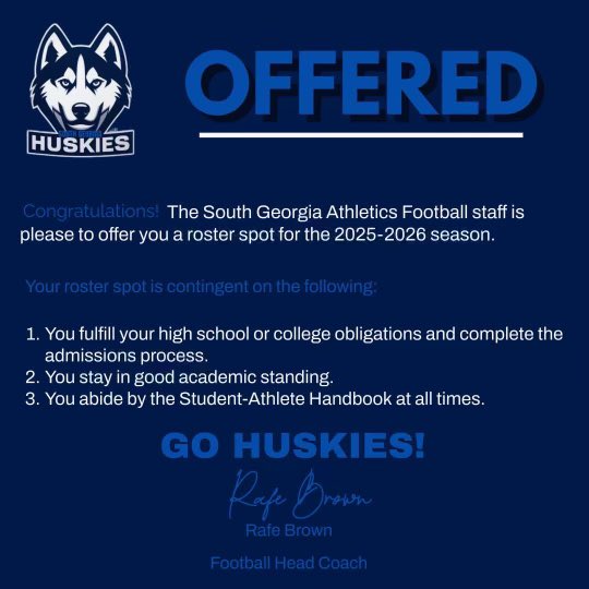 Jayden Heath (@luhhjayden13) on Twitter photo I am blessed to receive a offer from South Georgia ⚪️🔵 <a href="/TateJohnson100/">Tate Johnson</a>
<a href="/BTWFOOTBALL1/">BTWFOOTBALL</a> <a href="/51Gameday/">FIVE_ONE</a> <a href="/kjchristian98/">Kelly Christian</a> <a href="/cofield_65/">Tedrick Cofield</a> I am blessed to receive a offer from South Georgia ⚪️🔵 <a href="/TateJohnson100/">Tate Johnson</a>
<a href="/BTWFOOTBALL1/">BTWFOOTBALL</a> <a href="/51Gameday/">FIVE_ONE</a> <a href="/kjchristian98/">Kelly Christian</a> <a href="/cofield_65/">Tedrick Cofield</a>