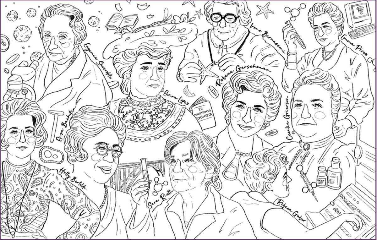 ¿Conocías está ilustración? Es de mujeres argentinas en STEM, publicado por <a href="/CientificasAca/">Científicas De Acá</a> 💫

Hoy #11F las homenajeamos ¡Por más mujeres y niñas en ciencia y tecnología!