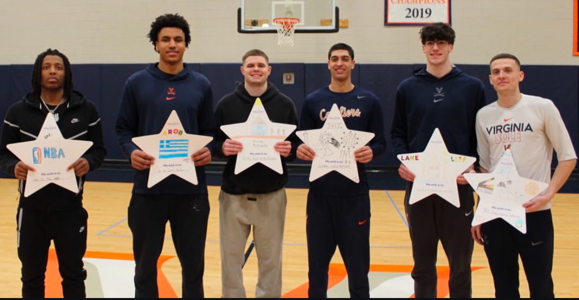 CavFutures Foundation (@cavfuturesfdn) on Twitter photo Yesterday <a href="/UVAMensHoops/">Virginia Men's Basketball</a> and <a href="/UVAWomensHoops/">Virginia Women's Basketball</a> student athletes teamed up with <a href="/MakeAWishVA/">Make-A-Wish Virginia</a> to make some wishes come true! We had a blast drawing our wishes and getting to know these amazing families. โค๏ธ โญ Yesterday <a href="/UVAMensHoops/">Virginia Men's Basketball</a> and <a href="/UVAWomensHoops/">Virginia Women's Basketball</a> student athletes teamed up with <a href="/MakeAWishVA/">Make-A-Wish Virginia</a> to make some wishes come true! We had a blast drawing our wishes and getting to know these amazing families. โค๏ธ โญ