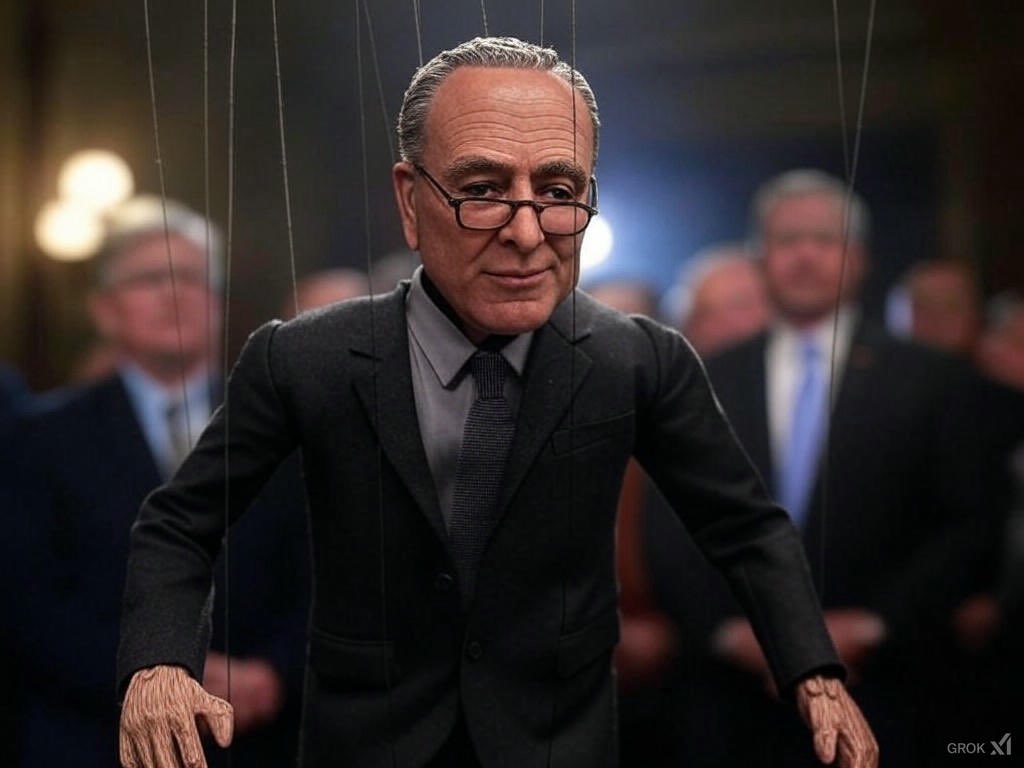 scoobyjava's tweet image. The CIA is working overtime on their puppets #ChuckSchumer #bigballz