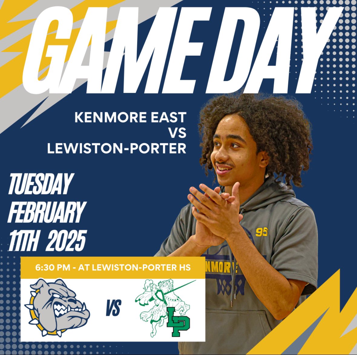 🚨🚨GAME DAY🚨🚨🚨

#Bulldogs look to avenge an early season loss as they hit the road for a #BusinessTrip to Lewiston❕❕❕

🏀Bulldogs
🆚
🏀Lew-Port Lancers

⏰JV 5:00
⏰ V  6:30

📍Lew-Port HS

#FightLikeaDAWG #EverythingMatters

<a href="/wnyhoopmania/">wnyhoopmania</a> <a href="/centercourt42/">🏀centercourt🏀</a> <a href="/CoachesCorner23/">Coaches Corner 🎙</a>