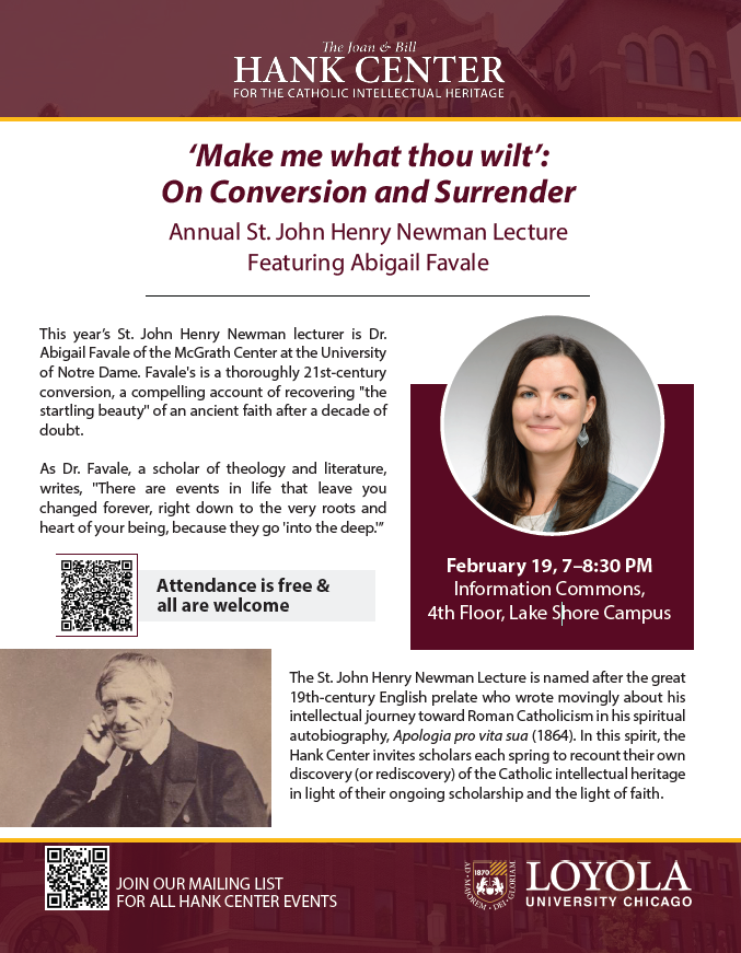 <a href="/FavaleAbs/">Abigail Favale</a> will share her testimony on 2/19 during a lecture event. In the mysteries of the church, she found the startling beauty of a sacramental cosmos, a vision of reality that upended her ideas of gender, sexuality, identity, &amp; authority. bit.ly/Favale25 <a href="/McGrathND/">McGrath Institute for Church Life</a>