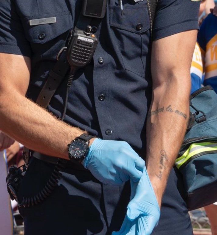 the veins... i wanna gnaw on them... imagine him wrapping an arm around buck’s neck, pulling him flush against his chest as he fucks into him…