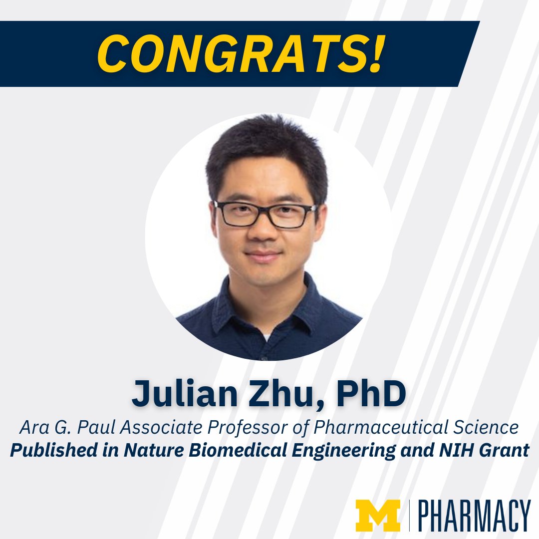 U-M College of Pharmacy (@umichpharmacy) on Twitter photo Dr. Zhu and the team have engineered a new weapon in the war on cancer: circRNA vaccines, which spark a more potent immune response to tumors more safely than current treatments. Zhu & team were recently published in Nature Biomedical Engineering bit.ly/4gG1ycK <a href="/gzzhujoy/">Guizhi (Julian) Zhu</a> Dr. Zhu and the team have engineered a new weapon in the war on cancer: circRNA vaccines, which spark a more potent immune response to tumors more safely than current treatments. Zhu & team were recently published in Nature Biomedical Engineering bit.ly/4gG1ycK <a href="/gzzhujoy/">Guizhi (Julian) Zhu</a>