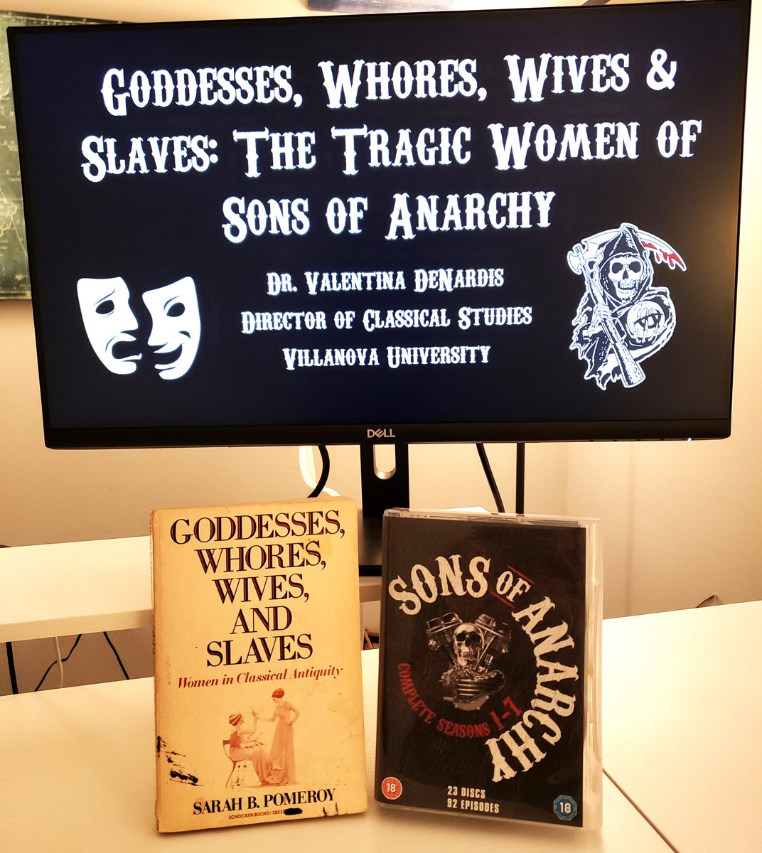 Ok, #SAMFAM, last year was Tig <a href="/KimFCoates/">Kim Coates</a> and Juice <a href="/Theorossi/">THEO</a>. Now would love to hear your thoughts on: "Which female characters in SOA are most tragic and why?" I take my title from the first major book on women in Greco-Roman antiquity as it seemed apt for the women in SOA.