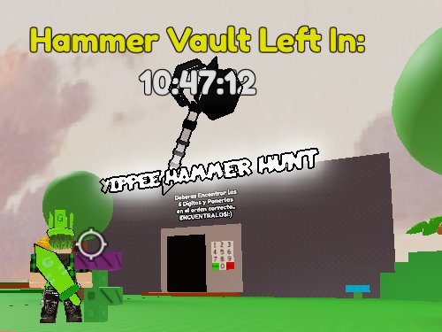 2 Days ago they experienced the first event Vault in the entire history of find The YIPPEES 

And I wanted to explain to you how this works...

When you start a Vault it will be available for only 1 day.

Which contains a temporary yupi and a badge that is used for code drops