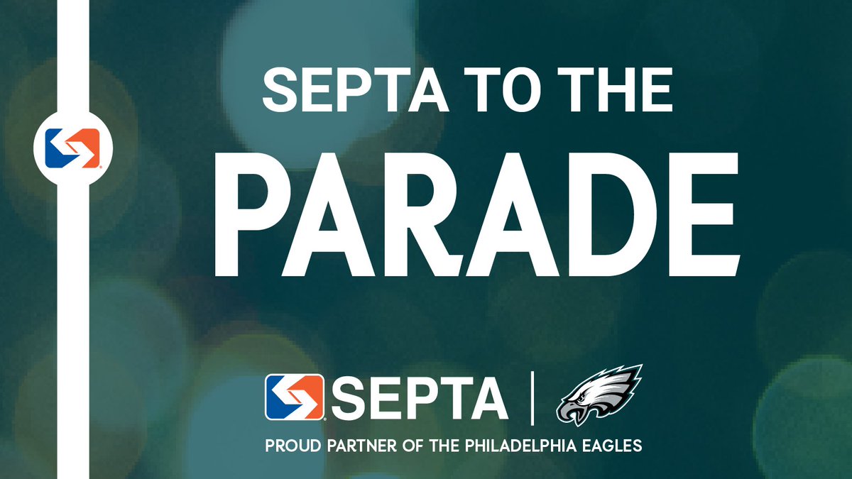 SEPTA is making service adjustments and closing some stations to safely accommodate fans for the Philadelphia Eagles Super Bowl Parade 🥳 on Friday, February 14: wwww.septa.org/news/super-bow…. #ISEPTAPHILLY #HowWeRoll #GoBirds #FlyEaglesFly
