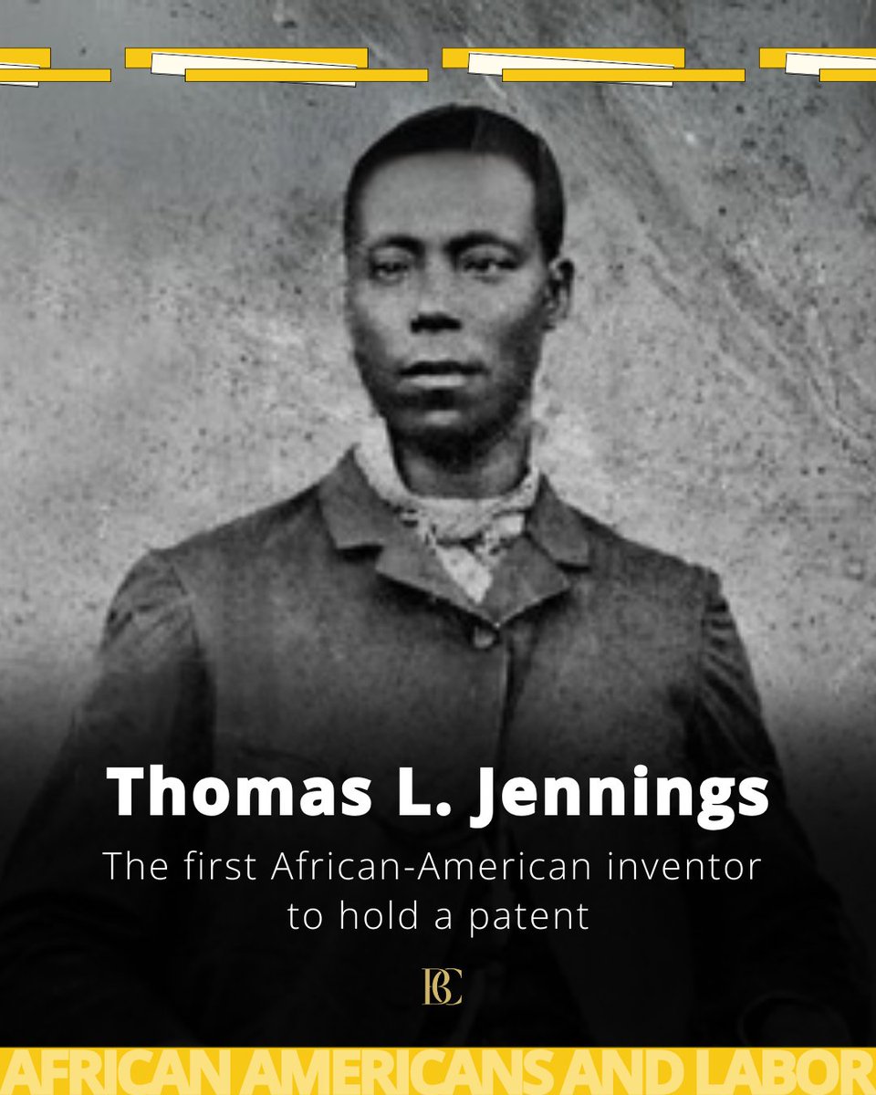 AttorneyCrump's tweet image. Thomas L. Jennings made history in 1821 as the first Black person to receive a U.S. patent for his novel dry-cleaning method. A successful businessman, he used his wealth to free enslaved family members and fund abolitionist efforts, leaving a lasting legacy. #BlackHistoryMonth