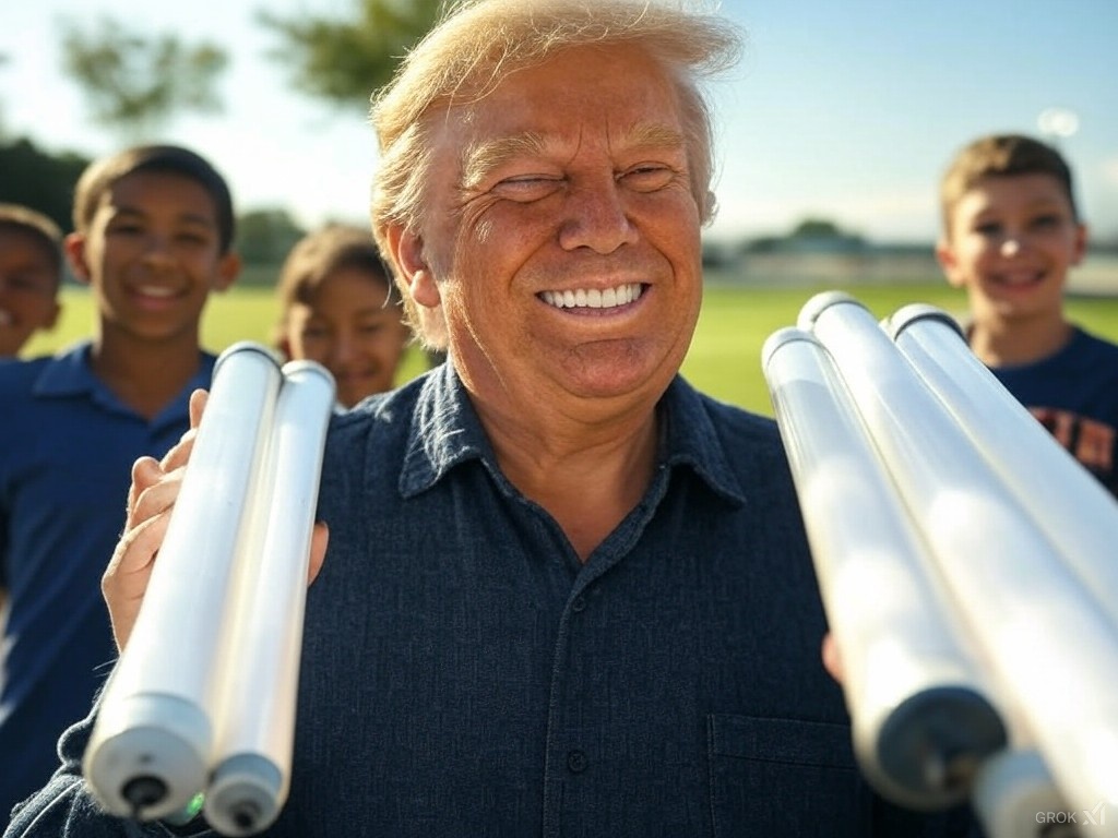 AlienBalloon's tweet image. Do you agree?
Donald Trump - bring back fluorescent light bulbs and tubes!
