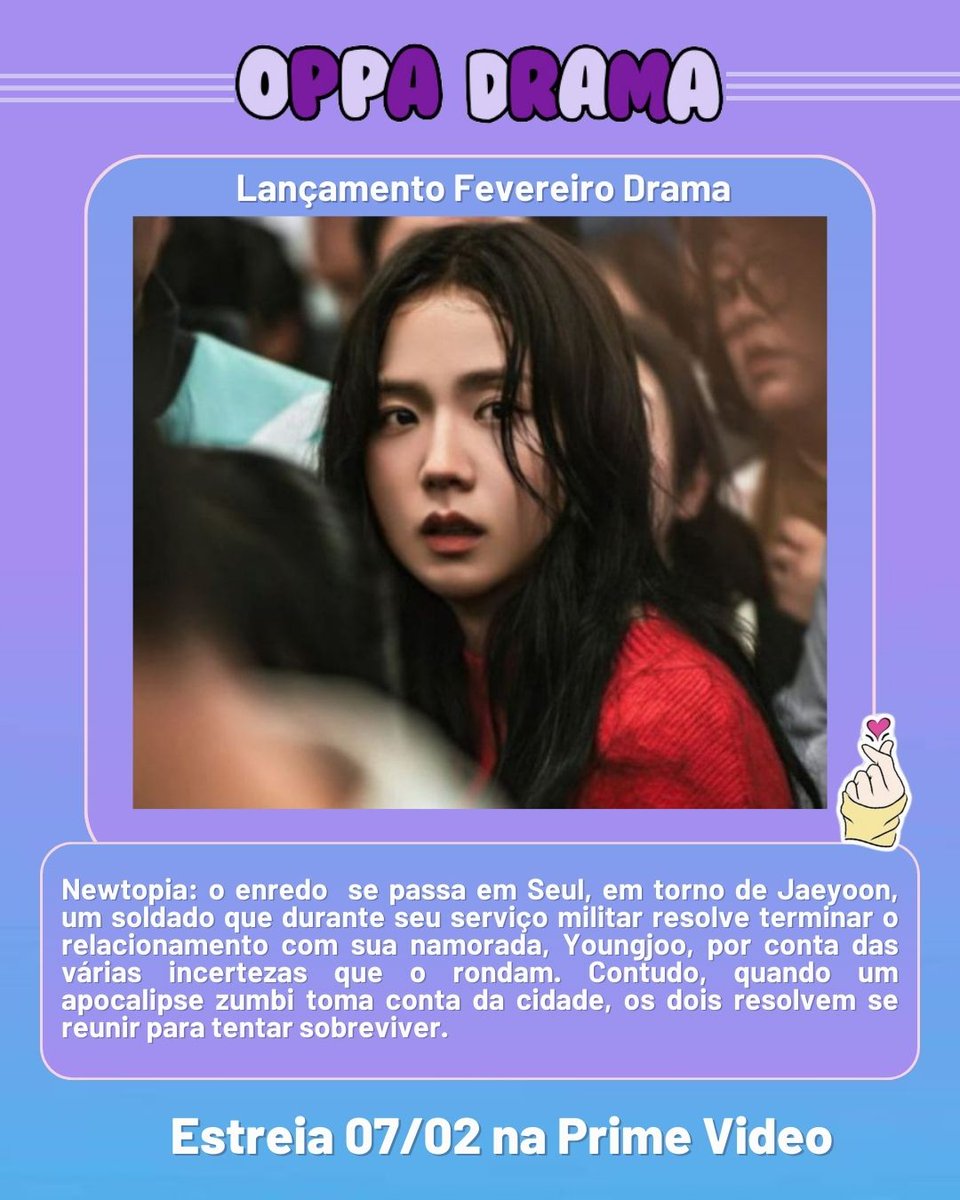 Oppaadramas's tweet photo. "FEVEREIRO ÉPICO! 😍

Olá oppazinhos, prepare-se para um mês de emoções intensas e histórias incríveis!

Aqui estão os lançamentos de doramas mais aguardados de fevereiro: https://t.co/Z4aJ2XJ2jK