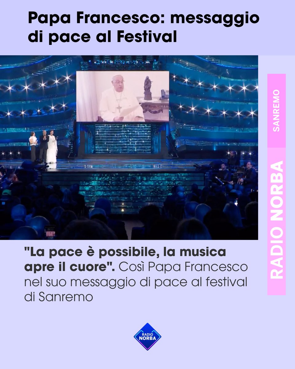 #PapaFrancisco #sanremo2025 #sanremo #radionorba