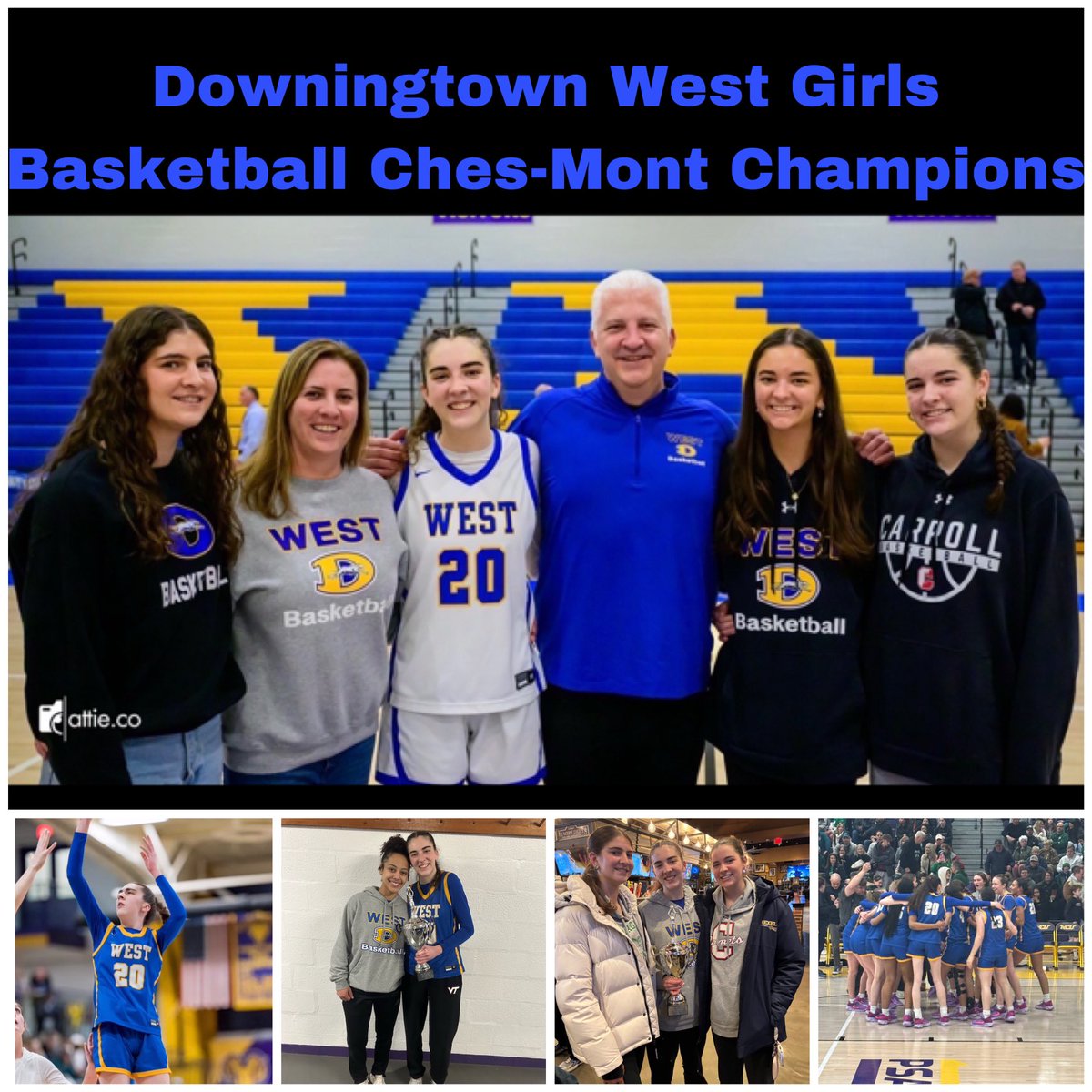 Congratulations to ⁦<a href="/caitlin_grant1/">Caitlin Grant</a>⁩ and the entire ⁦<a href="/dtownwestgbb/">Dtown West Girls Basketball</a>⁩ squad.  An impressive 21-4 record and a Ches-Mont Championship…so far!