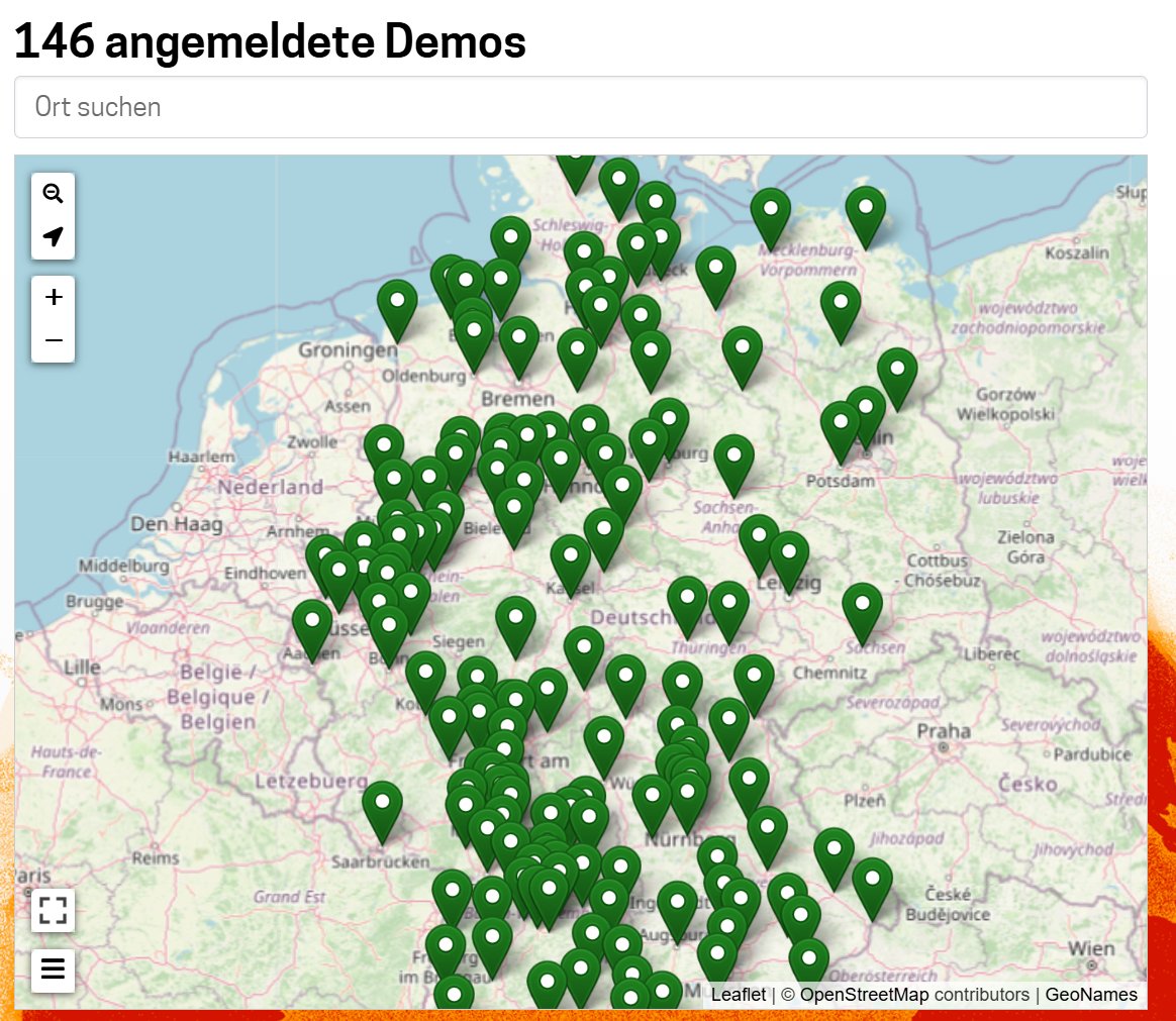 Klimastreik 14.02.2025

Alle, die verstanden haben, wie wichtig Klimaschutz für das Überleben der Ökosysteme ist, sollten mit dabei sein.  

146 Orte. Sicherlich auch bei Ihnen in der Nähe. 

klima-streik.org