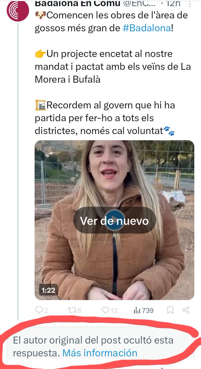 Àrees de Gossos Badalona tweet media