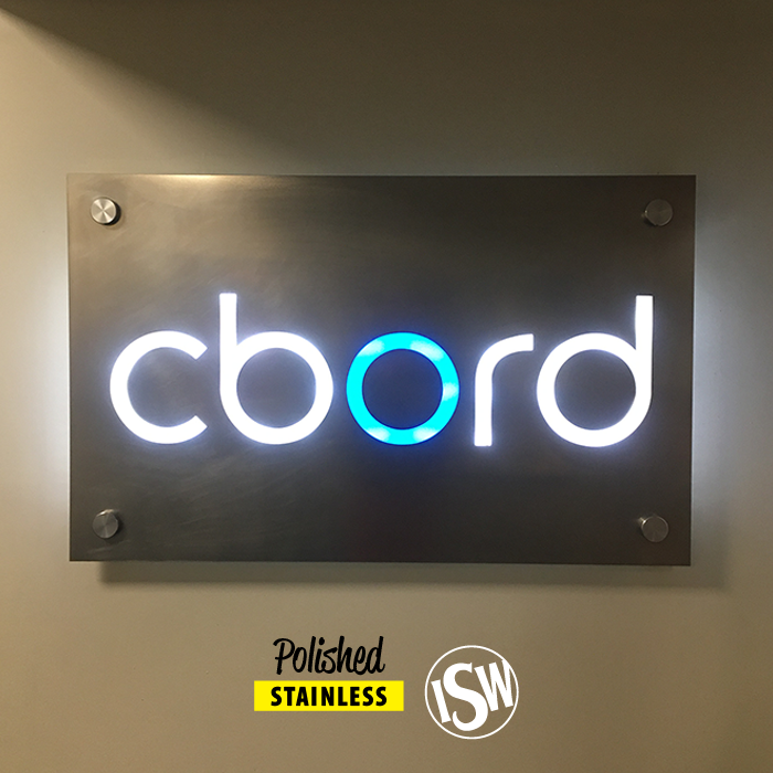 ithacasignworks's tweet photo. Custom Built Lobby Sign - constructed using a combination of aluminum, stainless steel, and translucent acrylic.  White LED's provide illumination through the face and halo to the wall. 

Designed with service in mind, all LED components are on an aluminum tray with sliders. https://t.co/CFjJqB6Vua