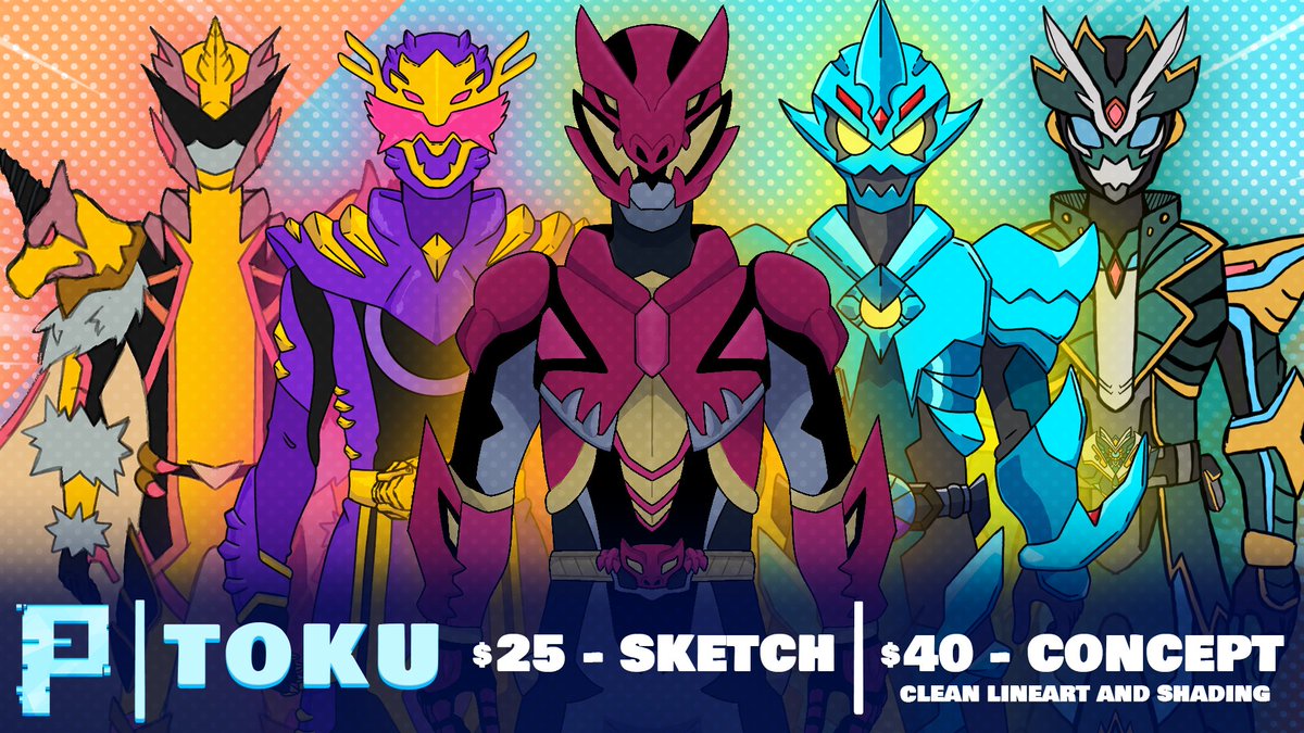 pxlStephen's tweet photo. Opening Emergency Art Commissions: 
$5 off on sketches and  $10 off on full

Fakemon: $15 - $40 ($20 - $50)
Mega Evo: $25 - $50 ($30 - $60)
Pkmn Trainers: $15 - $40 ($20 - $50)
Kamen Rider: $20 - $40 ($25 - $50)

#fakemon #commission #commissionopen #pokemon #kamenrider #sugimori https://t.co/jlQNnu8G71