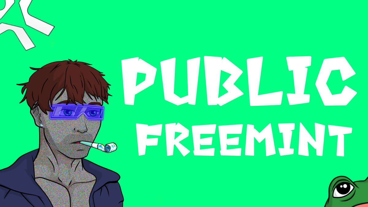 ✳️ PUBLIC #Freemint  4:20PM (PST) in 2 hrs

✳️ Reveal is live..                

✳️ Come jeet so we can sweep         

✳️ MINT LINK xtnctn.nfts2.me