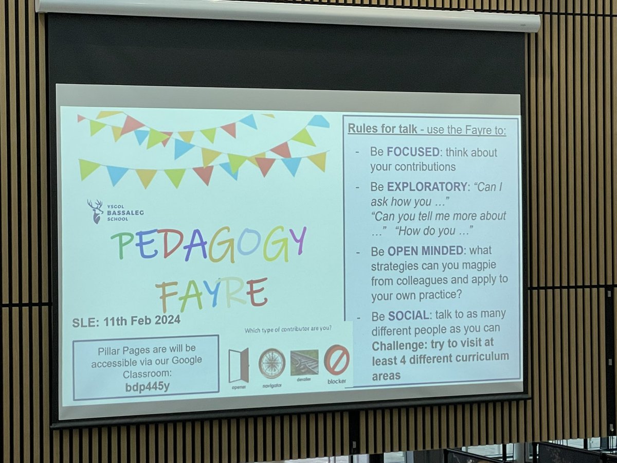 HeadteacherBas1's tweet image. Huge thanks to our fabulous staff @BassalegSchool1 for engaging so positively with our #pedagogyfayre this evening. Such a great opportunity to share good practice across the curriculum #believingandbelonging #ProfessionalLearning