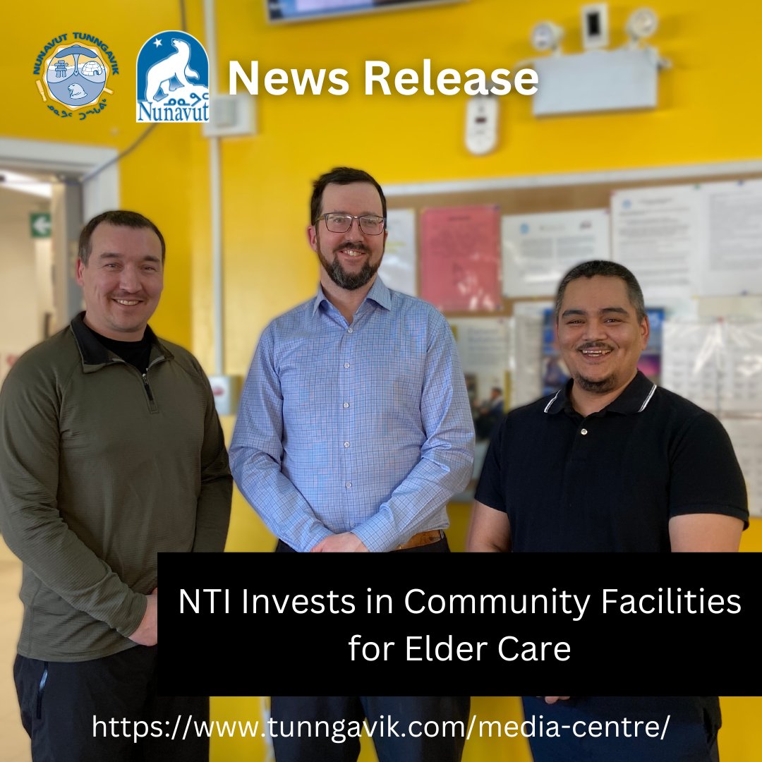 News Release - Nunavut Tunngavik Inc. (NTI) is investing $15M of the Indigenous Community Infrastructure Fund (ICIF) to support the renewal of Elders’ Care facilities in the territory.
tunngavik.com/.../nti-invest…
