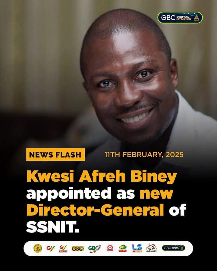connect_ghetto's tweet photo. Team #GhettoConnect congratulate you on your appointment as the new Director-General of SSNIT. We are very positive that you are going to deliver to help build the Ghana we want together. 

#ResettingGhana https://t.co/xAd9XGbuTt