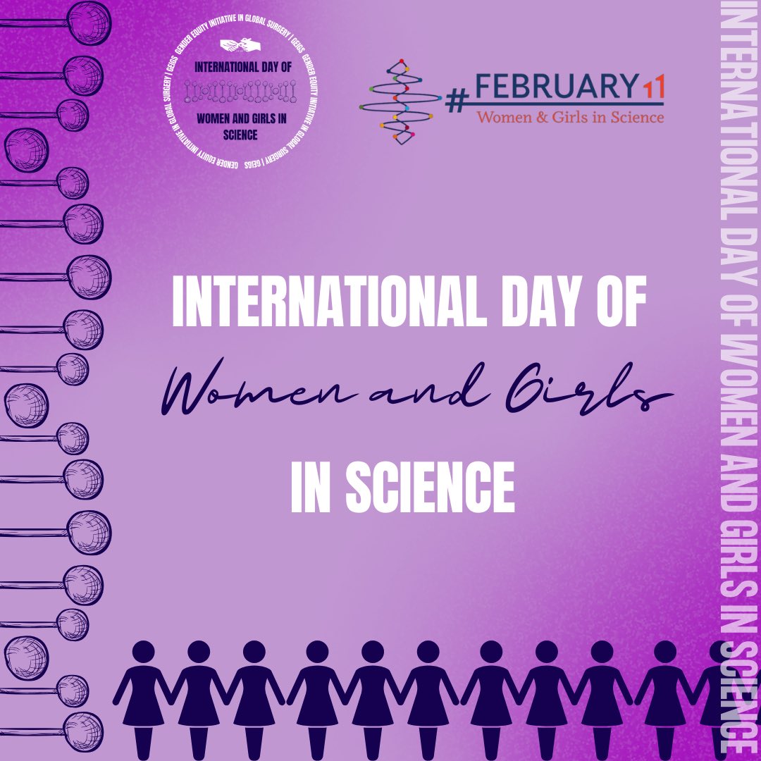 🌟 Celebrating #WomenInScience in this #IDWGS2025

Let’s honor the achievements of women in STEM worldwide and reflect on the progress made towards #GenderEquity

🗣️We need to tackle the challenges ahead and build a future where every girl can thrive in science💪🌍 #GEIGS