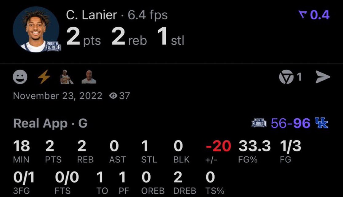 KentuckyNet's tweet photo. The last time Chaz Lanier played at Rupp Arena https://t.co/b2t8fKArjt