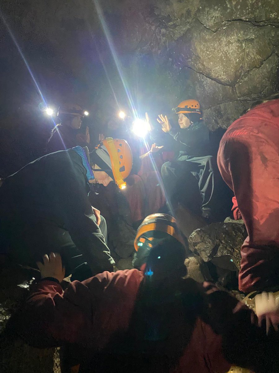 ButtonLane_'s tweet photo. The Yellow team were amazing at caving! It’s amazing what’s hidden beneath our feet—today we explored caves formed thousands of years ago! Talk about a history lesson in real time. 🏞️ #CaveChronicles #LearningUnderground https://t.co/zA4UehyJGX