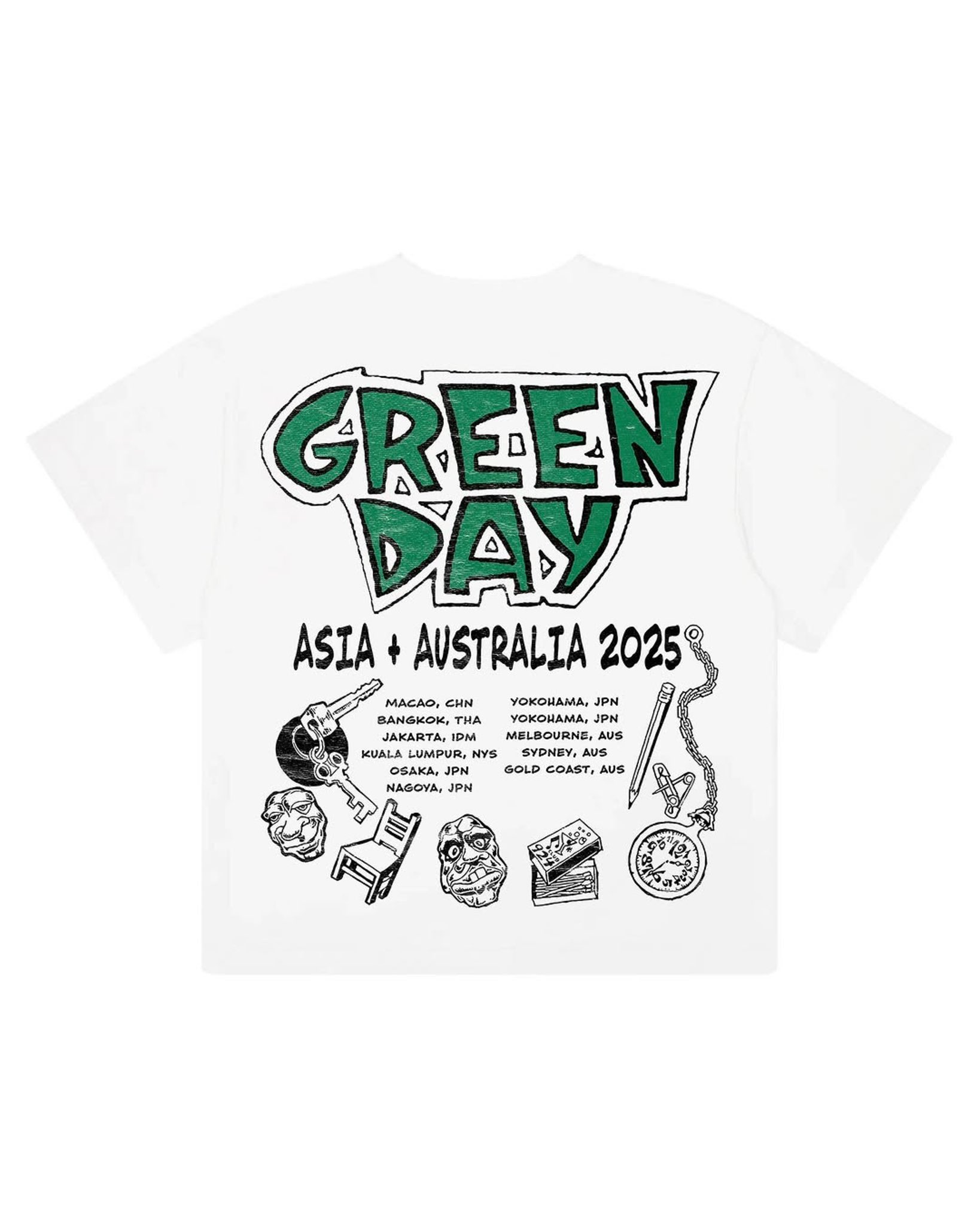 GREENDAY ASIA AUS TOUR 2025 スウェット　XXL officialmerchandise Green Day - Asia-Australia Tour 2025