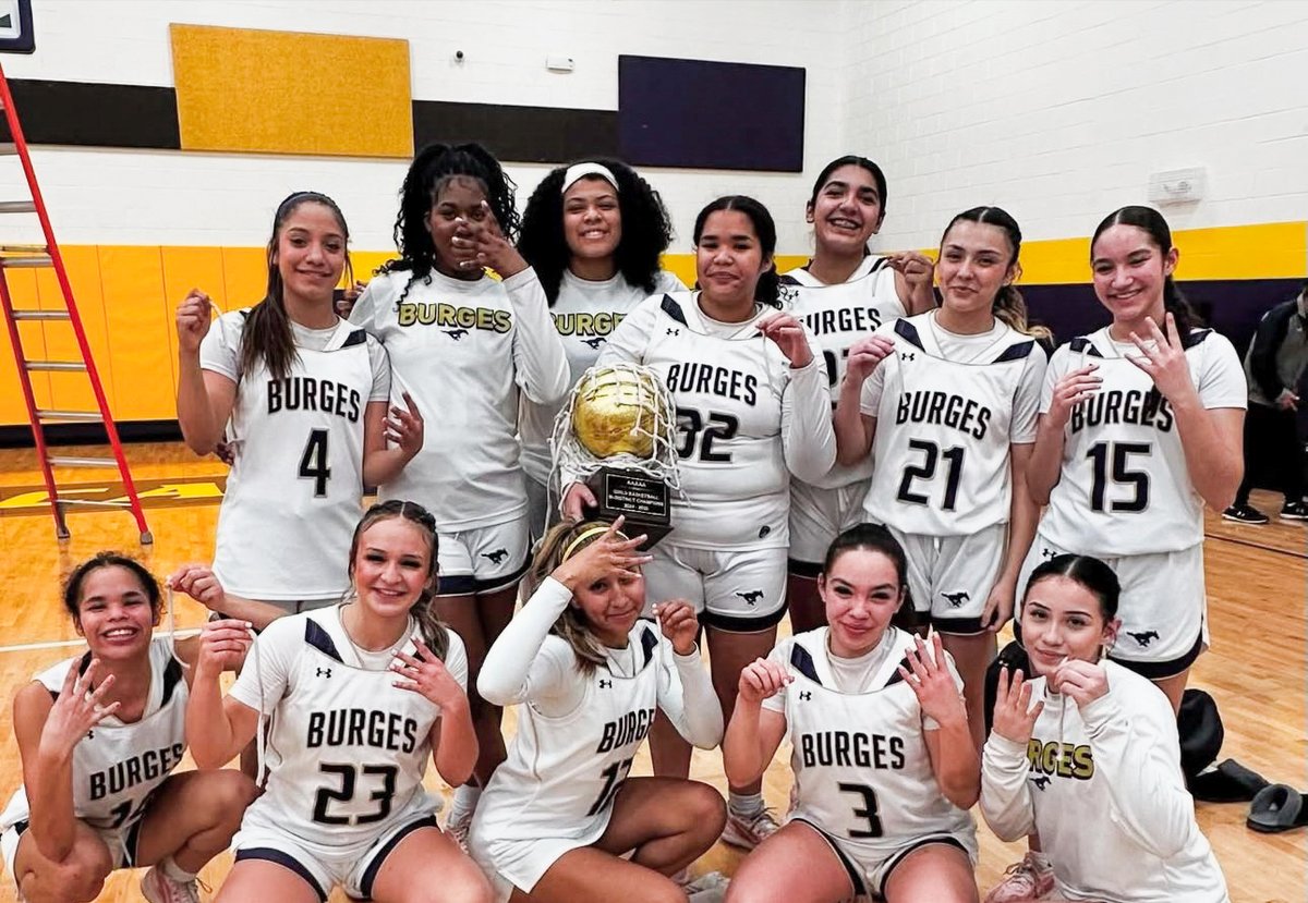 El Paso ISD (@elpaso_isd) on Twitter photo 🏆BI-DISTRICT CHAMPIONS!🏆
Congratulations to the <a href="/BurgesGBB/">Burges Lady Mustangs BB</a> and <a href="/FranklinHS_GBB/">Franklin HS Girls Basketball</a> girls basketball teams for advancing to the area playoffs!🔥 We couldn’t be prouder of their hard work and determination! 🏆BI-DISTRICT CHAMPIONS!🏆
Congratulations to the <a href="/BurgesGBB/">Burges Lady Mustangs BB</a> and <a href="/FranklinHS_GBB/">Franklin HS Girls Basketball</a> girls basketball teams for advancing to the area playoffs!🔥 We couldn’t be prouder of their hard work and determination!