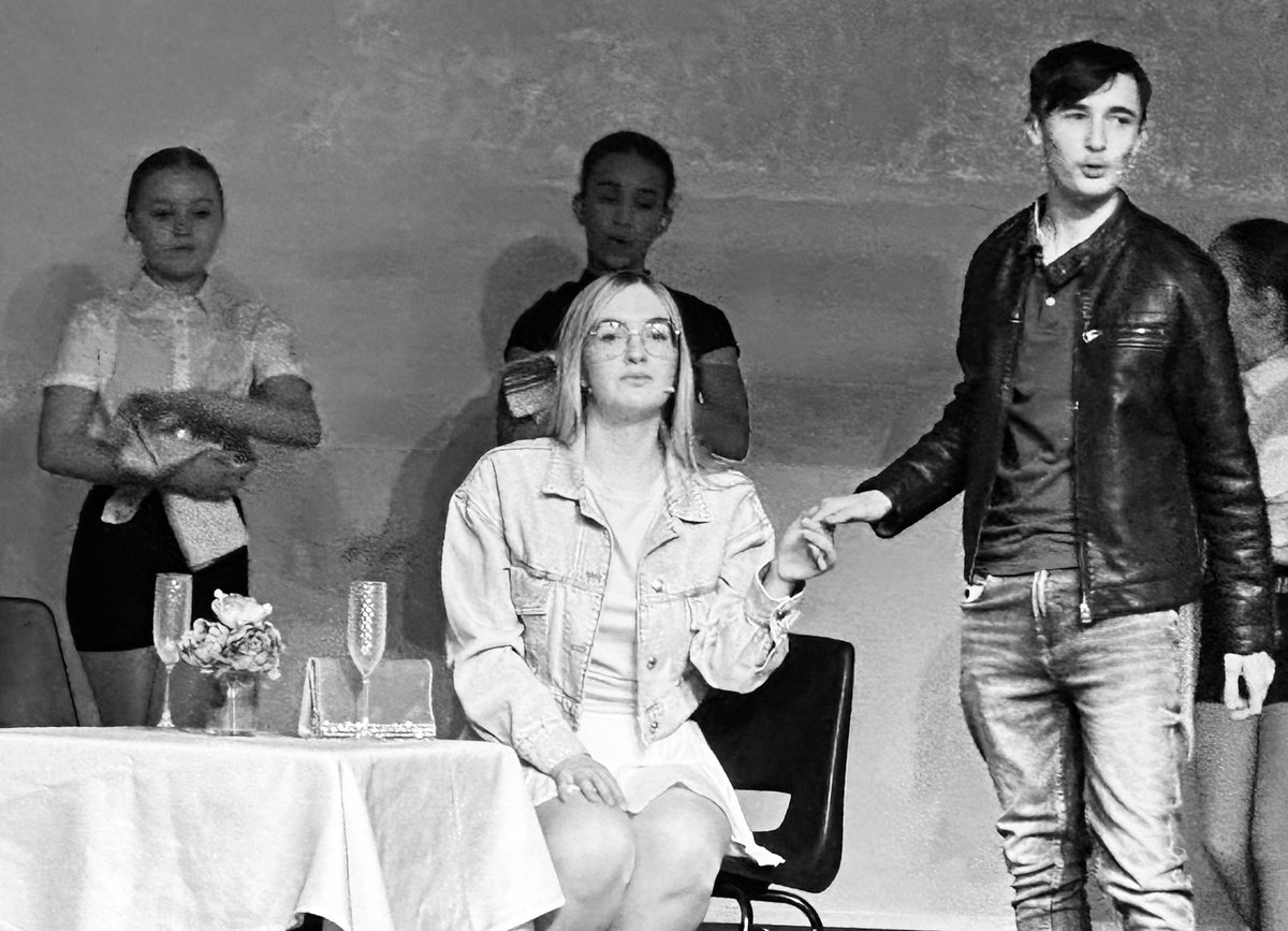 PaWilfrids's tweet photo. Opening night was great such a buzz from the cast and their audience! 💖 same again tomorrow! @StWilfridsCHS Mrs. W, Mr. C and Miss. R 💖💕 #WhatLikeItsHard https://t.co/M9PRD7Qft9