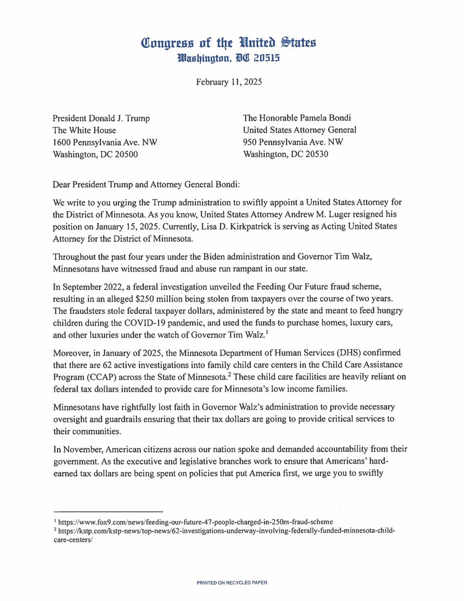 Congressman Brad Finstad tweet media