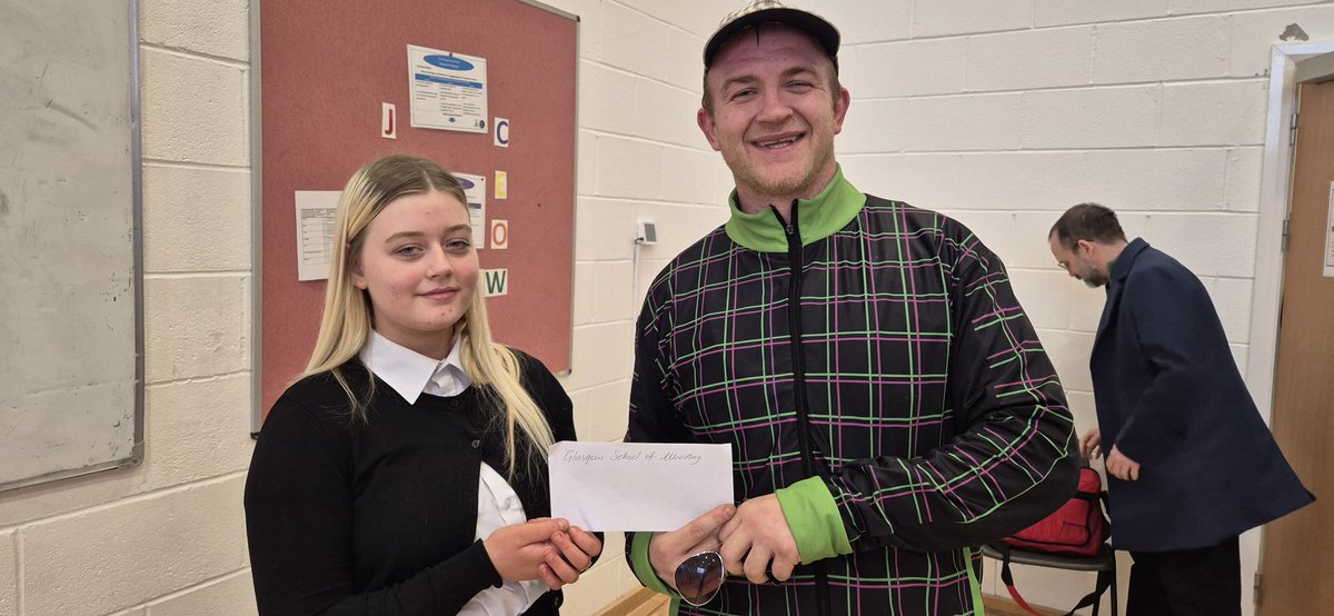 Duncanrig Pupil Support (@dsspupilsupport) on Twitter photo The schools <a href="/KingsTrust/">The King's Trust</a> group were happy to donate some of the Xmas Fayre proceeds to The Glasgow School of Wrestlings gofundme (gofund.me/1ffc1e66) and the amazing work <a href="/Ravie_Davie_McC/">King Of Govan</a> is doing to work with some of the most vulnerable of Scotlands young people. The schools <a href="/KingsTrust/">The King's Trust</a> group were happy to donate some of the Xmas Fayre proceeds to The Glasgow School of Wrestlings gofundme (gofund.me/1ffc1e66) and the amazing work <a href="/Ravie_Davie_McC/">King Of Govan</a> is doing to work with some of the most vulnerable of Scotlands young people.