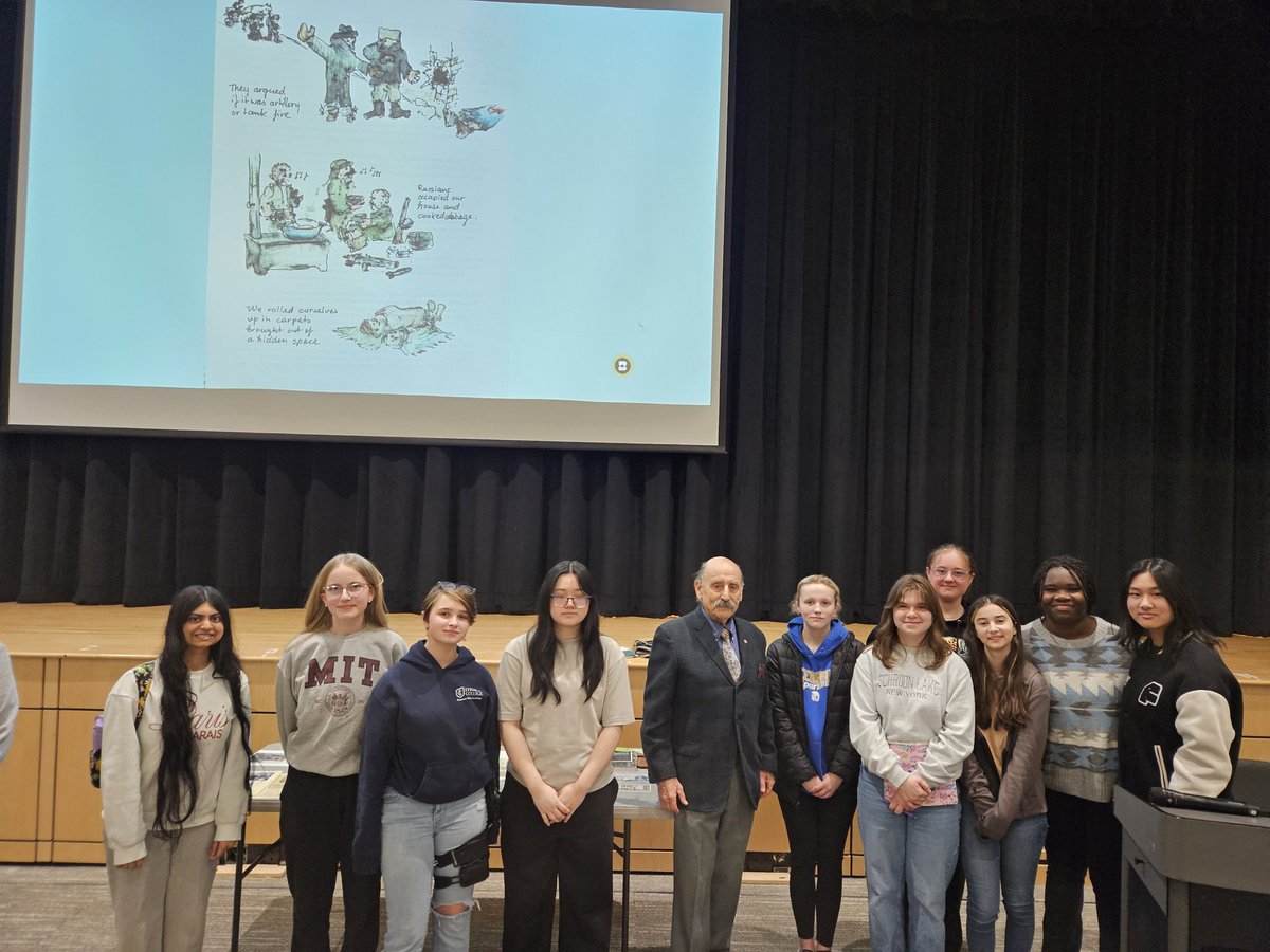 K Rodriguez (@qbyrodriguez) on Twitter photo QHS Sophomores, Juniors, and Seniors had the opportunity to listen as Holocaust Survivor, Ivan Vamos, shared his experiences during WWII. <a href="/qufsd/">Queensbury Schools</a> QHS Sophomores, Juniors, and Seniors had the opportunity to listen as Holocaust Survivor, Ivan Vamos, shared his experiences during WWII. <a href="/qufsd/">Queensbury Schools</a>