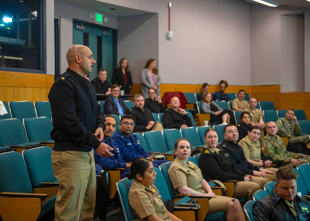 NPS_Monterey's tweet image. RDML Michael Baker, #NavyFAO Community Lead, kicks off the latest Joint FAO Course at NPS, providing newly-selected #FAOs with the critical skills necessary to deliver strategic effects for the @USNavy and nation. @SurfaceWarriors @flynavy 

Read more: linkedin.com/feed/update/ur…