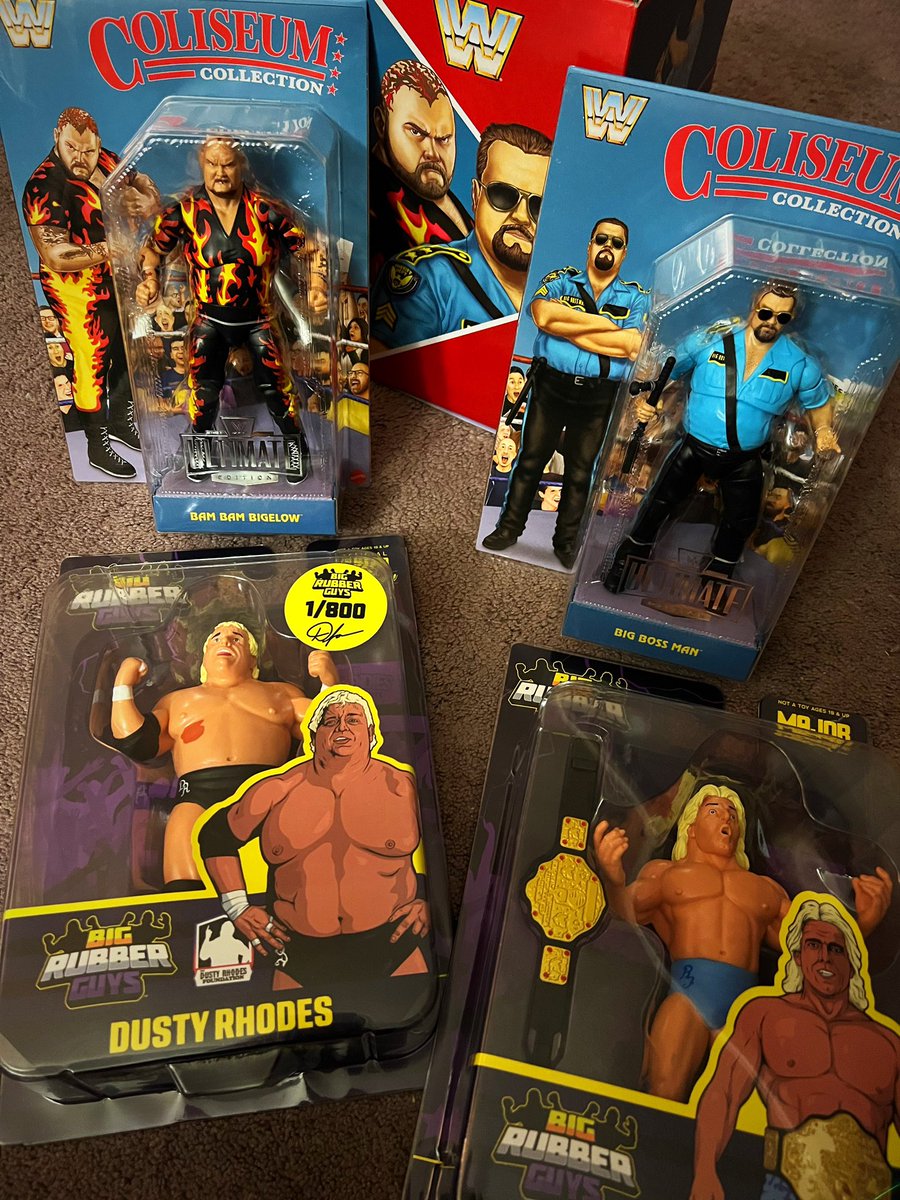 JWsWrestlingMem's tweet image. It was like LJN tribute day on my front porch.

#coliseumcollection #bigrubberguys #bringhomealltheaction