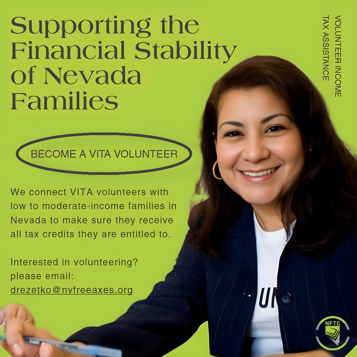 NFTC_NP's tweet photo. We had an incredible time at our annual Earned Income Tax Credit Awareness Day event in North Las Vegas! 🎉 We were honored to have the Mayor, and a Congressman join us. Thanks to our dedicated volunteers, many community members walked in and got their taxes done for FREE. 💚 https://t.co/b91yxVW8Td