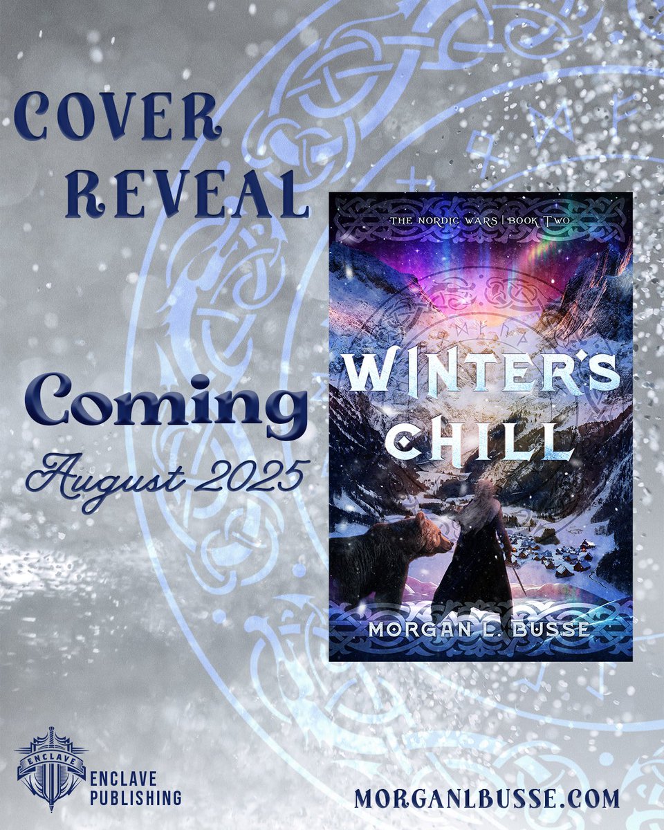We are so excited to share the cover for Winter’s Chill, the second book in Morgan L. Busses Viking-inspired fantasy series, the Nordic Wars! Preorder is available now for the hardcover.

#CoverReveal #Vikingfantasy #Fantasyfiction

enclavepublishingstore.com/winters-chill-…