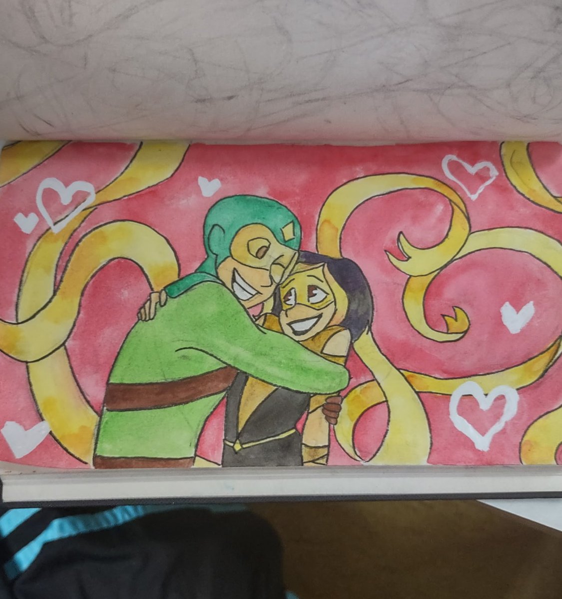 AndyShaggyKorty's tweet image. Happy Flash Appreciation Day!!!

This year I drew the Trickster II and once again I'll get this inked and colored later.
Daughter A painted Kite Man and Golden Glider (clearly this kid is ready for St Valentine's Day)

#dccomics #kiteman #flashappreciationday