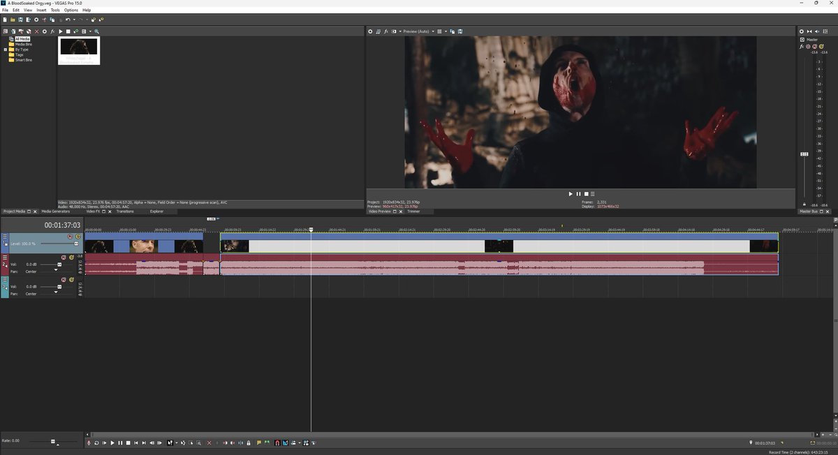 Been busy with stupid fucking work. 
Heads up: started working on the blasphemy pmv I was talking about a week ago. It will be called 'A BloodSoaked Orgy' taking the name of the song into play, which is 'A BloodSoaked Symphony'.