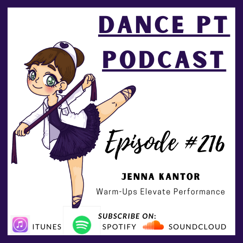 JennaKantor's tweet image. 🎙️ New Episode Alert! "Warm-Ups Elevate Performance" is now live on the Dance PT Podcast! 🌟

#DancePT #PhysicalTherapy #WarmUpTips #InjuryPrevention
