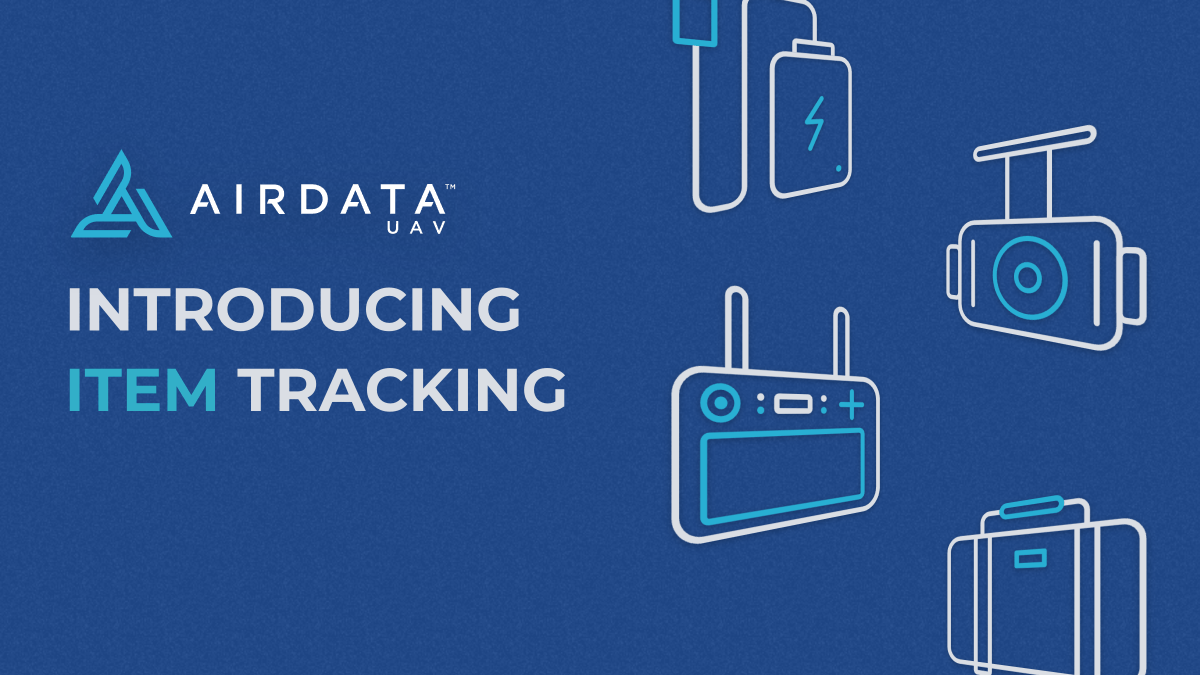 You can now track items on AirData! Manage all equipment essential to your drone operations, including remote controllers, payloads, chargers, and more. Learn more here: app.airdata.com/wiki/Help/Item…