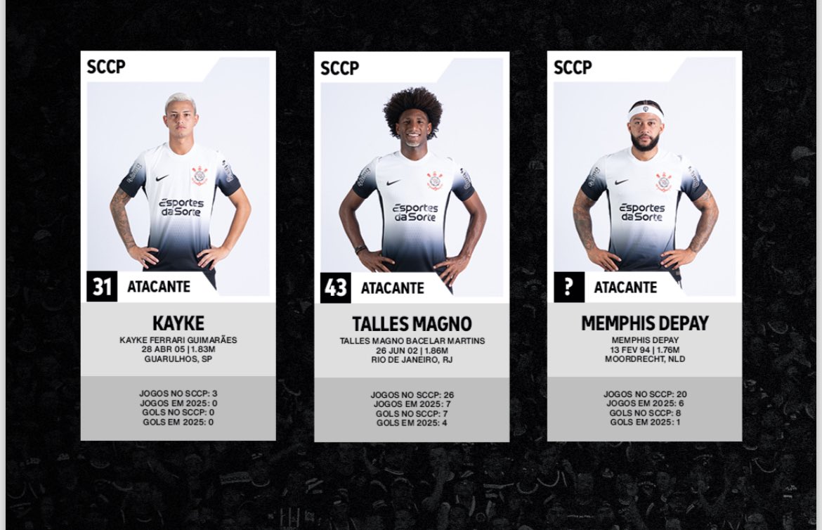 GDPOficial_'s tweet photo. Material enviado pela assessoria do Corinthians, amanhã, Memphis Depay deve assumir o número 10 na camisa. https://t.co/PIoQzYX6kc