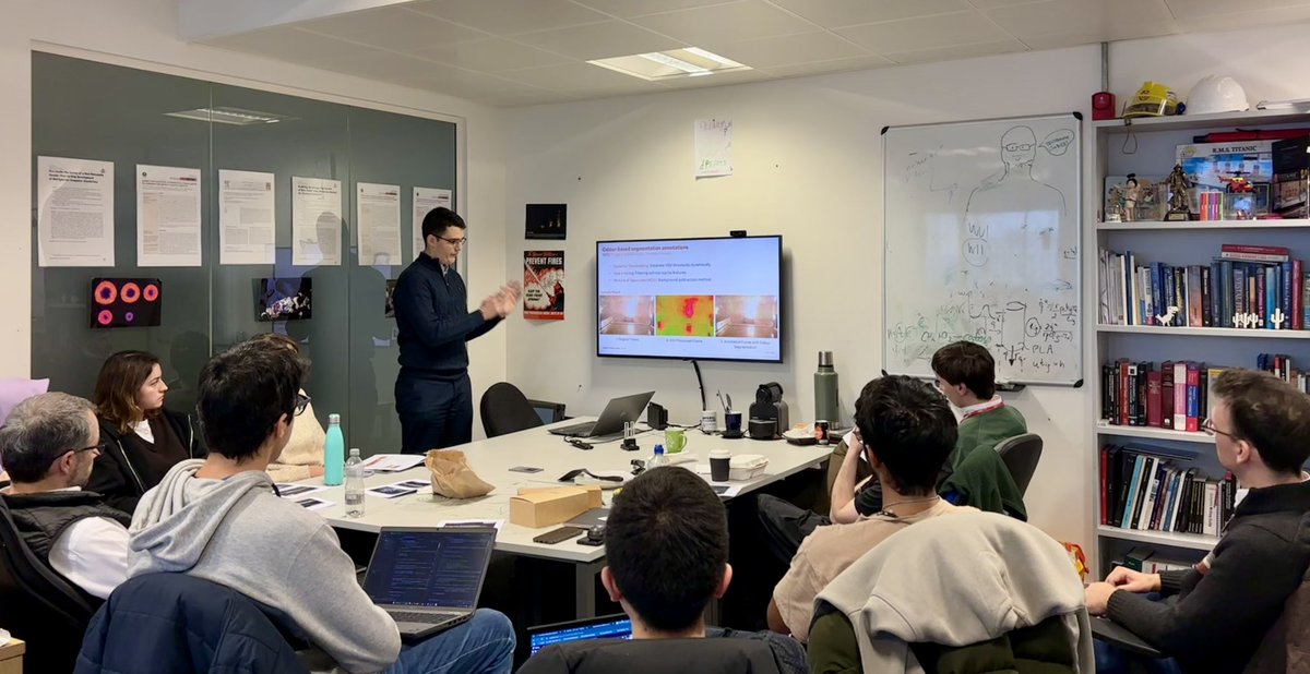 Prof Guillermo Rein. π₯π‘οΈππͺπΈπ¬π§ (@guillermorein) on Twitter photo Today, three MEng students of <a href="/imperialcollege/">Imperial College London</a>, who are working with us on fire safety topics, presented their projects to the group: ejecta from battery fires, dynamics of elevated fires, and wildfires in Minecraft. Bravo! You did an excellent job. I was truly impressed. Today, three MEng students of <a href="/imperialcollege/">Imperial College London</a>, who are working with us on fire safety topics, presented their projects to the group: ejecta from battery fires, dynamics of elevated fires, and wildfires in Minecraft. Bravo! You did an excellent job. I was truly impressed.